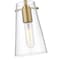Z-Lite Kira Pendant, 1-Light, 5 In.W x 8 In.H, Modern Gold/Clear 7508MP-MGLD - alternate 3